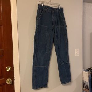 Mens Carhartt loose fit utility/work jeans size 34x32